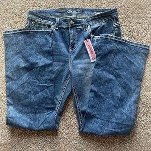Grace in LA jeans size 16 new with tags